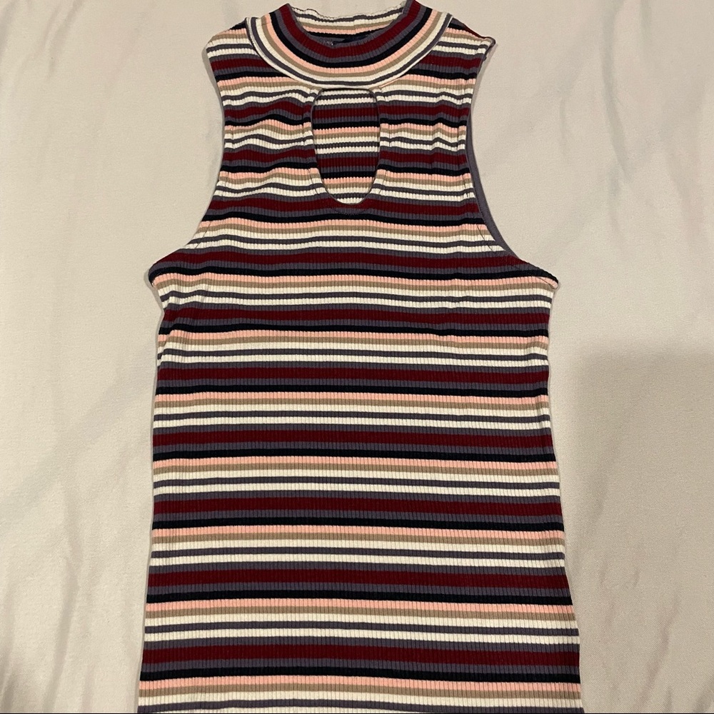 aéro ribbed tank top